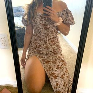 Bohemian style a line dress